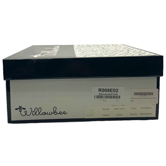 Willowbee Sadie Boot Faux Suede Black US Women's 6M - Picture 8 of 8